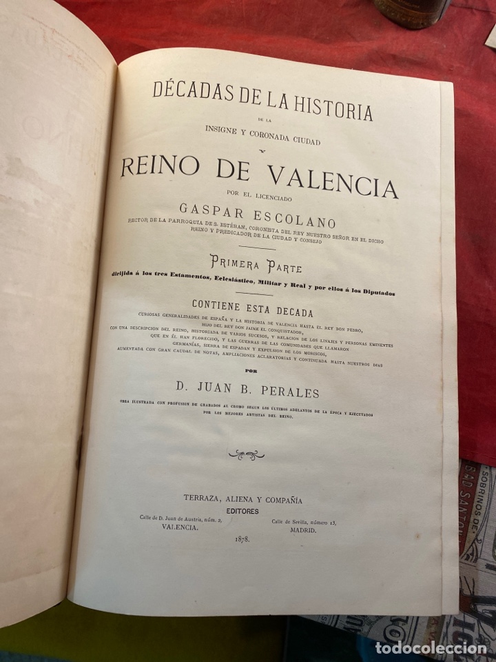 Libros antiguos: Historia general de valencia 3 vol&uacute;menes - Foto 4