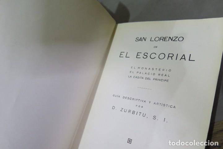 Libros antiguos: SAN LORENZO DE EL ESCORIAL. ZURBITU - Foto 4