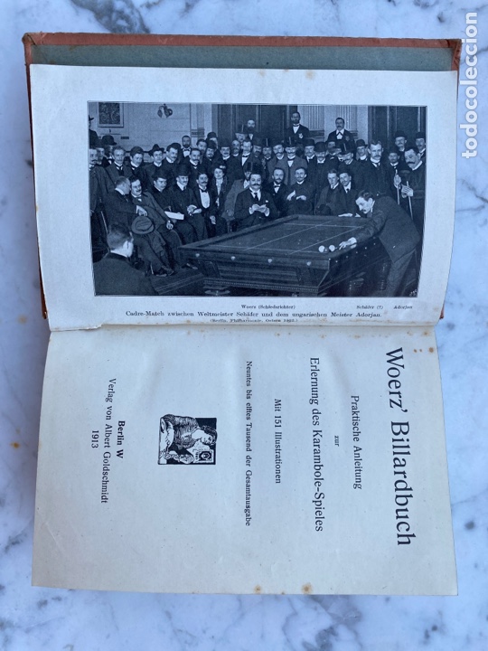 Libros antiguos: Woerz Billardbuch / Woerz, August. 1913 - Foto 5