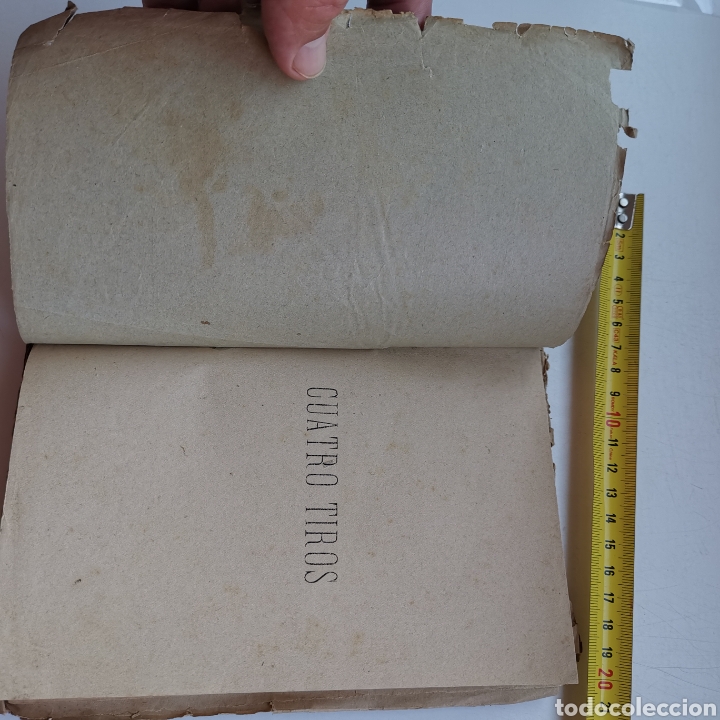 Libros antiguos: Rar&iacute;simo Libro 4 Tiros, Juan Alonso del Real de 1887 - Foto 3