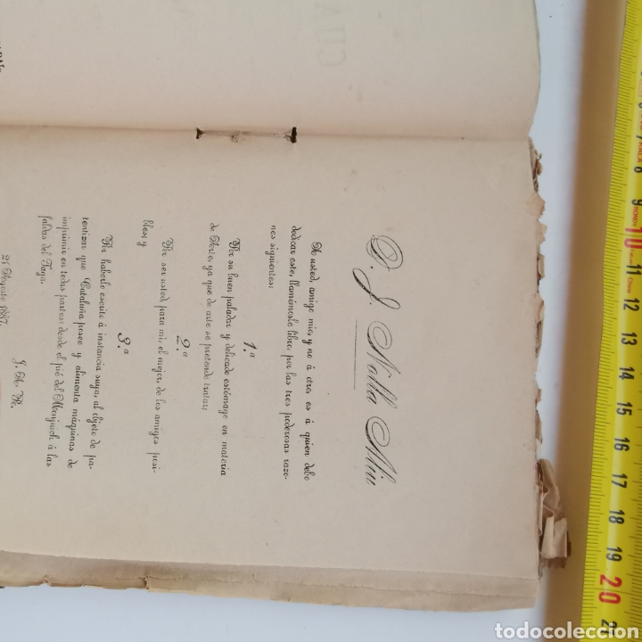 Libros antiguos: Rar&iacute;simo Libro 4 Tiros, Juan Alonso del Real de 1887 - Foto 6