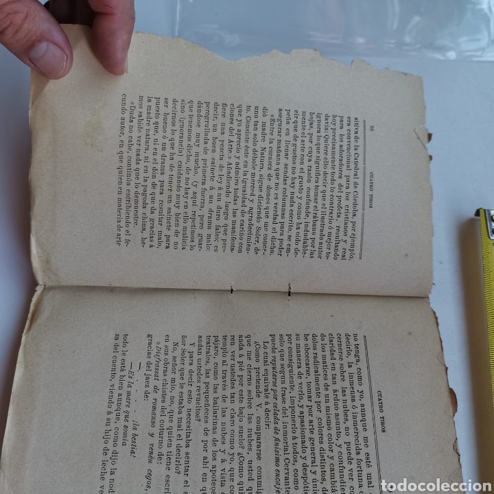 Libros antiguos: Rar&iacute;simo Libro 4 Tiros, Juan Alonso del Real de 1887 - Foto 13