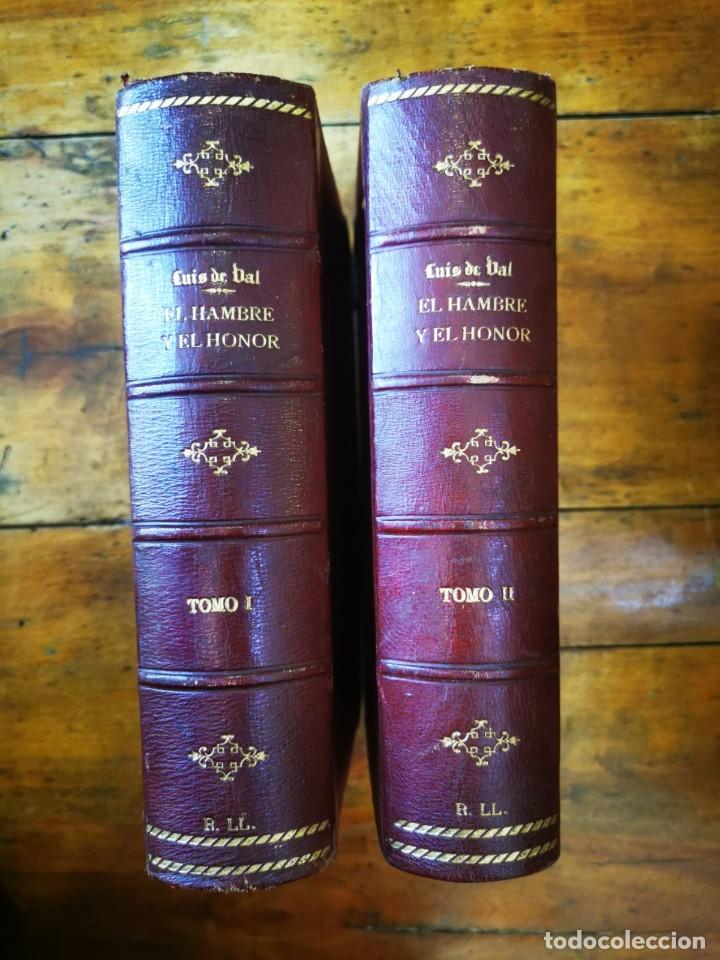 Libros antiguos: VAL, Luis de. El hambre y el honor - Foto 1