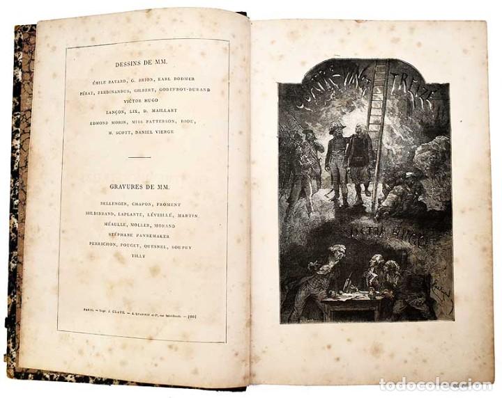 Libros antiguos: Quatrevingt-Treize - Victor Hugo - Foto 3