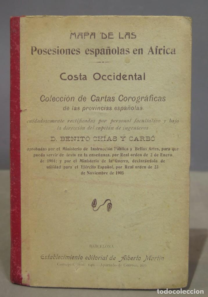 Libros antiguos: Mapa de las posesiones espa&ntilde;olas del Norte de &Aacute;frica - Foto 1