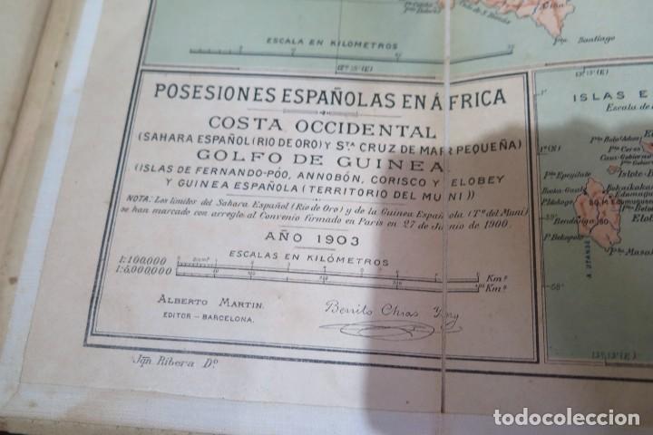 Libros antiguos: Mapa de las posesiones espa&ntilde;olas del Norte de &Aacute;frica - Foto 4