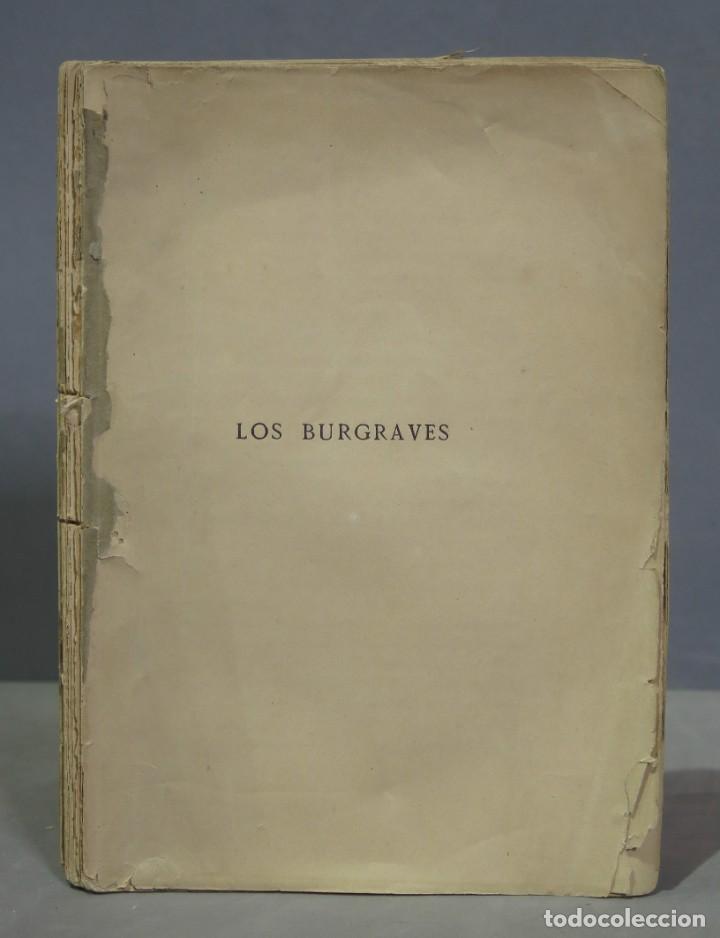 Libros antiguos: 1881.- Los burgraves. HUGO - Foto 1