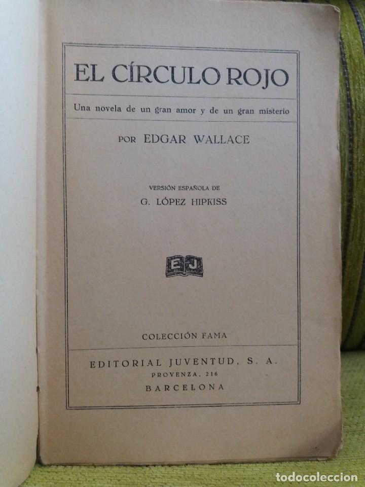 Libros antiguos: EL C&Iacute;RCULO ROJO - Foto 4