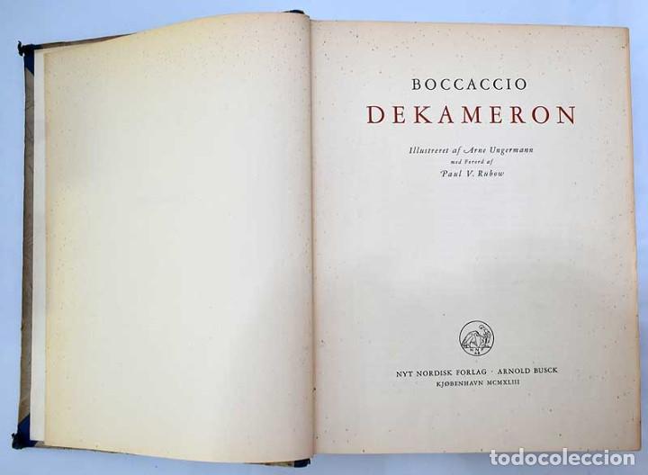 Libros antiguos: Dekameron - Boccaccio - Foto 3