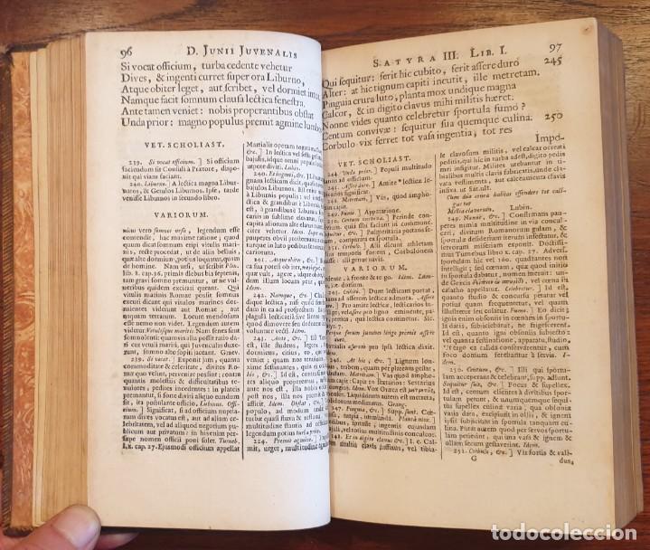 Libros antiguos: A&Ntilde;O 1684 &ndash; D. JUNII JUVENALIS & AULI PERSII FLACCI &ndash; SATYRAE - Foto 6