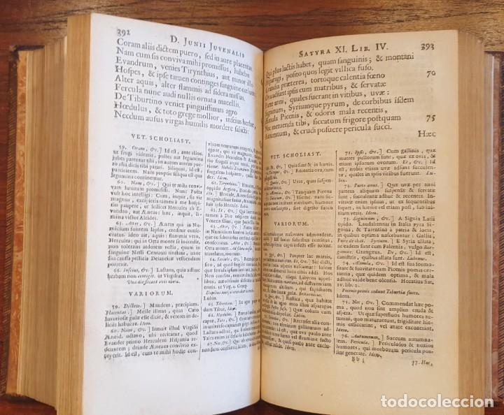 Libros antiguos: A&Ntilde;O 1684 &ndash; D. JUNII JUVENALIS & AULI PERSII FLACCI &ndash; SATYRAE - Foto 8