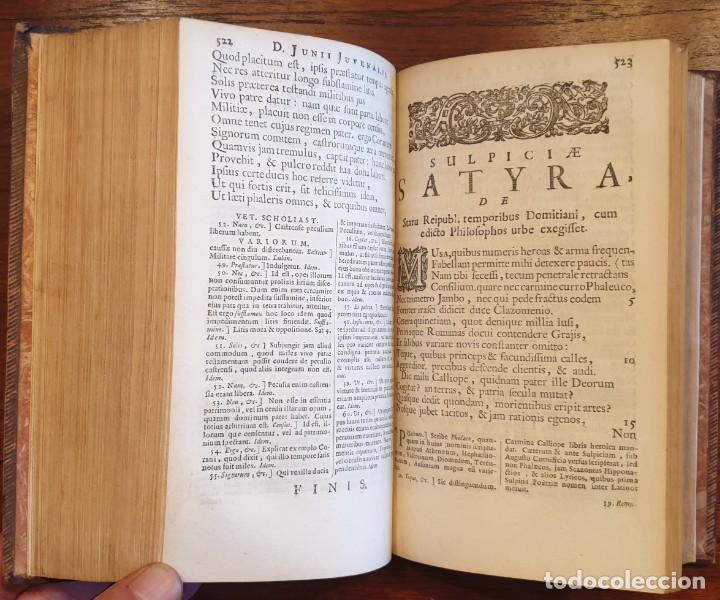 Libros antiguos: A&Ntilde;O 1684 &ndash; D. JUNII JUVENALIS & AULI PERSII FLACCI &ndash; SATYRAE - Foto 9