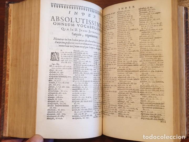 Libros antiguos: A&Ntilde;O 1684 &ndash; D. JUNII JUVENALIS & AULI PERSII FLACCI &ndash; SATYRAE - Foto 11