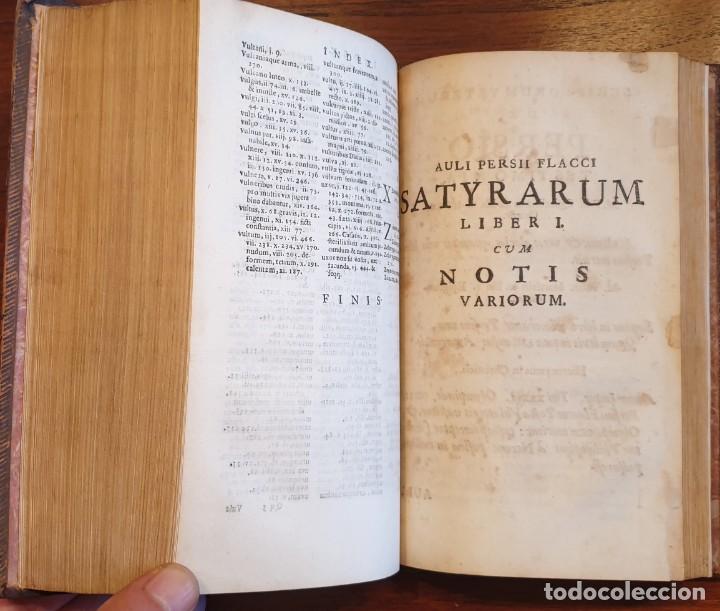 Libros antiguos: A&Ntilde;O 1684 &ndash; D. JUNII JUVENALIS & AULI PERSII FLACCI &ndash; SATYRAE - Foto 12