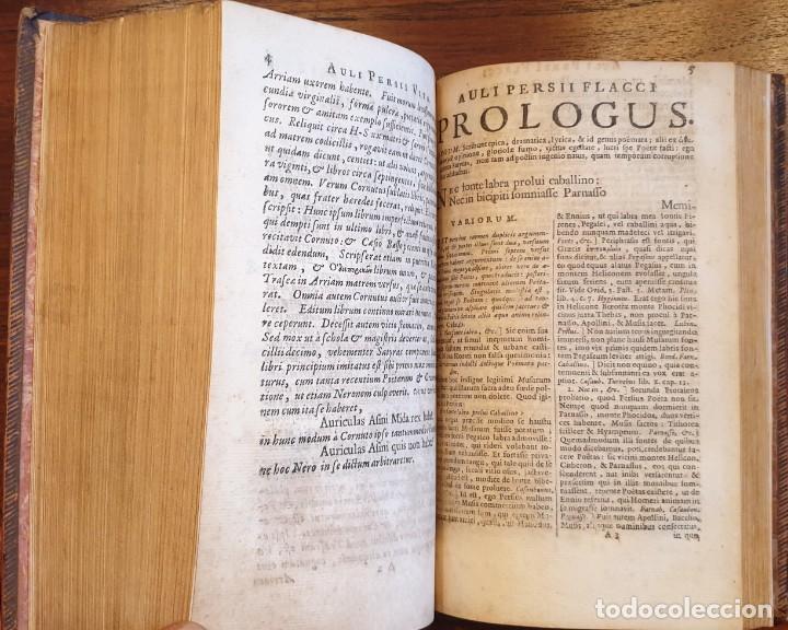 Libros antiguos: A&Ntilde;O 1684 &ndash; D. JUNII JUVENALIS & AULI PERSII FLACCI &ndash; SATYRAE - Foto 14