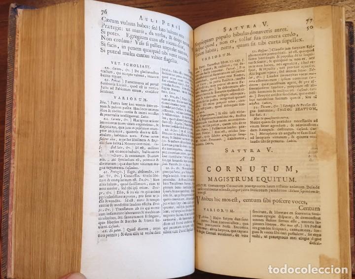 Libros antiguos: A&Ntilde;O 1684 &ndash; D. JUNII JUVENALIS & AULI PERSII FLACCI &ndash; SATYRAE - Foto 15