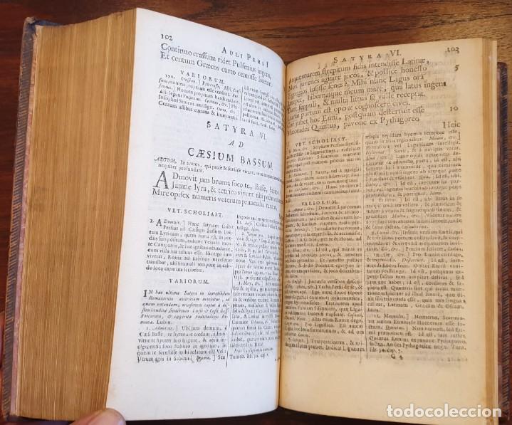 Libros antiguos: A&Ntilde;O 1684 &ndash; D. JUNII JUVENALIS & AULI PERSII FLACCI &ndash; SATYRAE - Foto 16