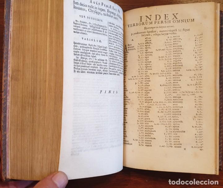 Libros antiguos: A&Ntilde;O 1684 &ndash; D. JUNII JUVENALIS & AULI PERSII FLACCI &ndash; SATYRAE - Foto 17