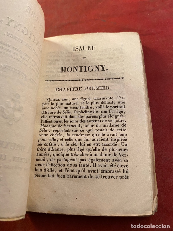 Libros antiguos: ISAURE ET MONTIGNY 1828 - Foto 2