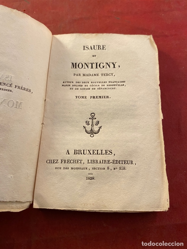 Libros antiguos: ISAURE ET MONTIGNY 1828 - Foto 3