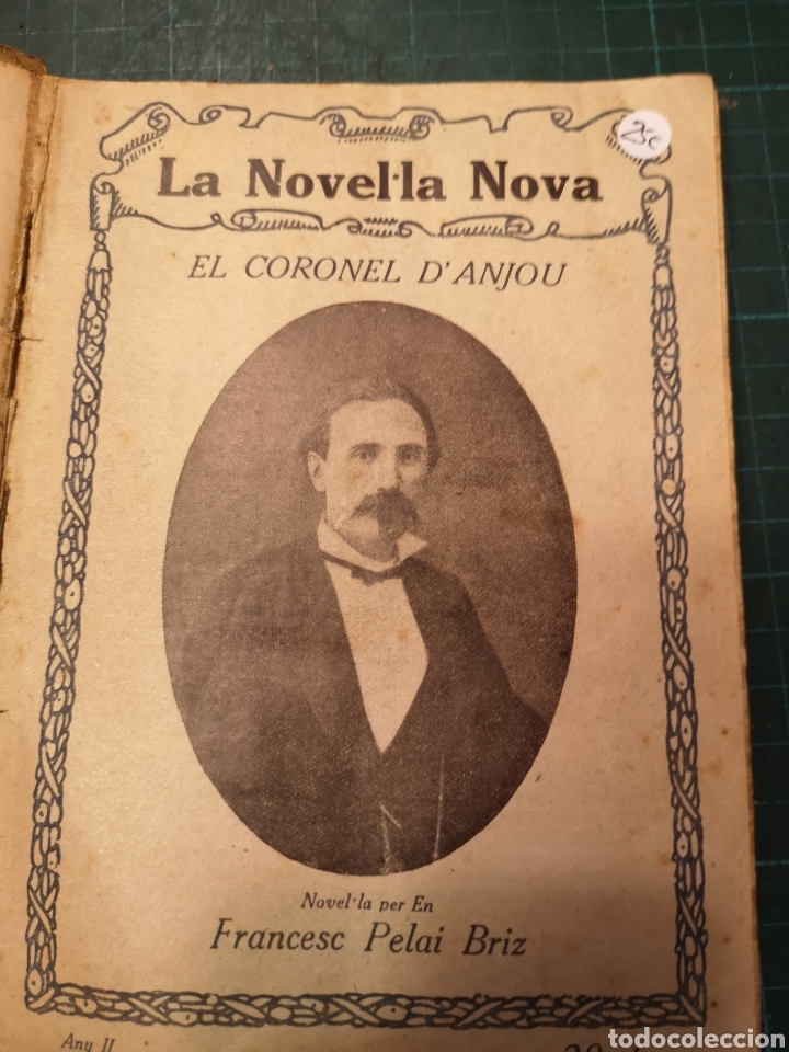 Libros antiguos: El coronel dAnjou. Francesc Pelai Briz - Foto 2