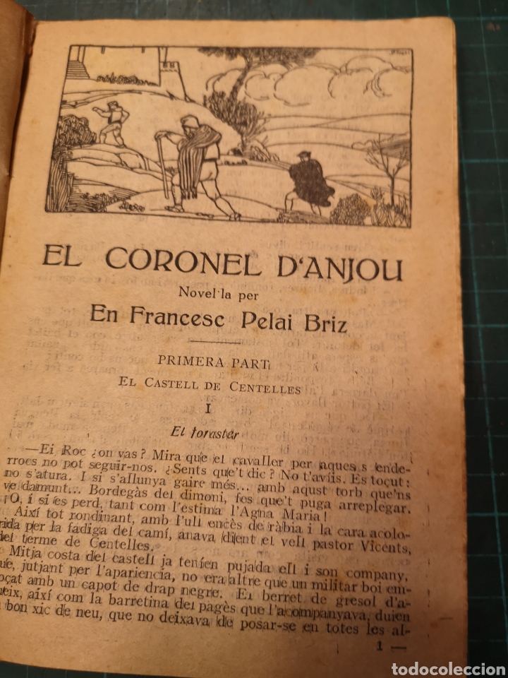 Libros antiguos: El coronel dAnjou. Francesc Pelai Briz - Foto 3