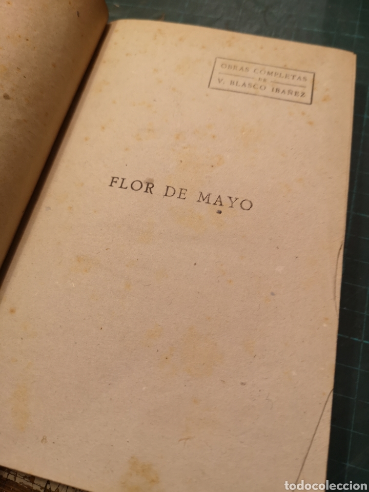 Libros antiguos: Flor de Mayo. C. Blasco Iba&ntilde;ez 1895 - Foto 3
