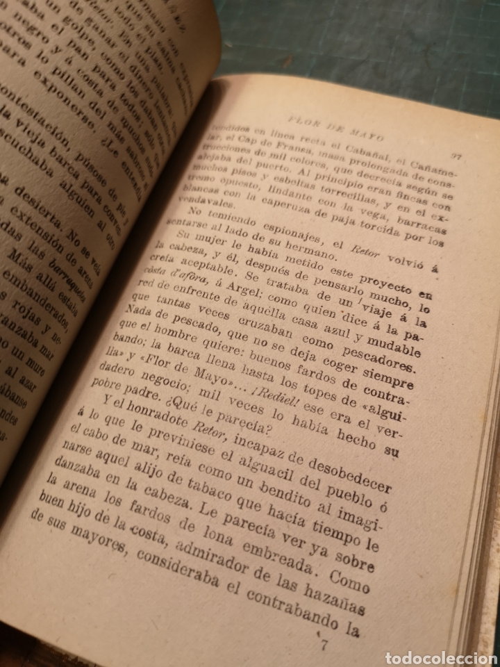 Libros antiguos: Flor de Mayo. C. Blasco Iba&ntilde;ez 1895 - Foto 4