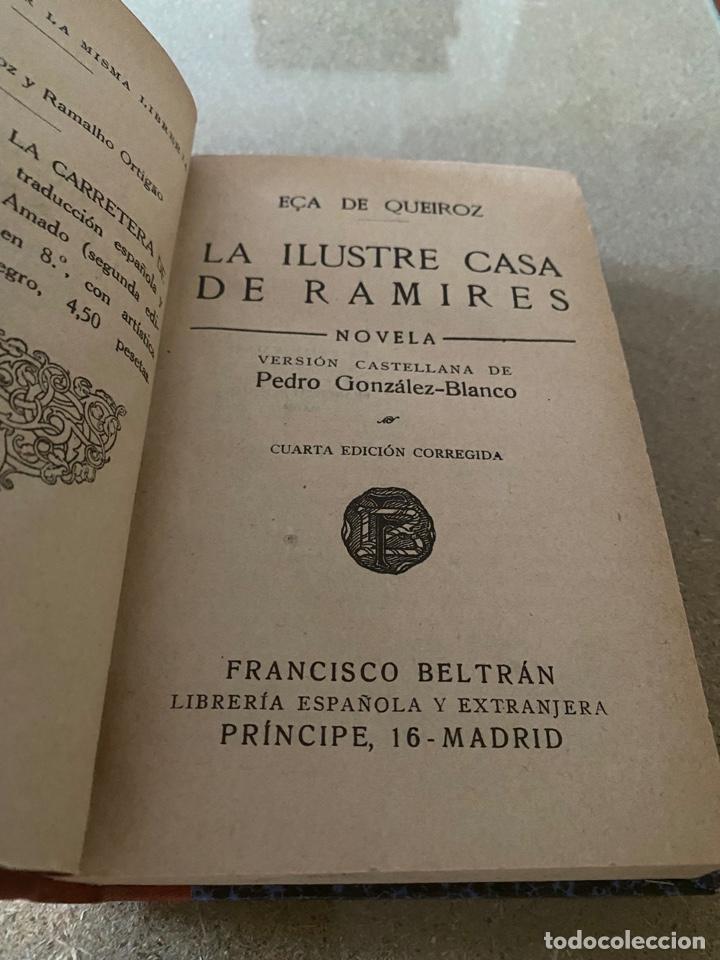 Libros antiguos: La ilustre casa de ramires - Foto 2