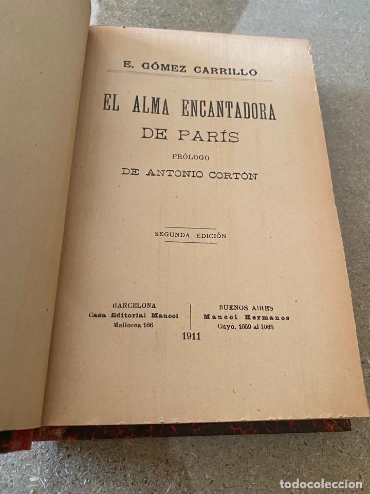 Libros antiguos: El alma encantadora de paris - Foto 2