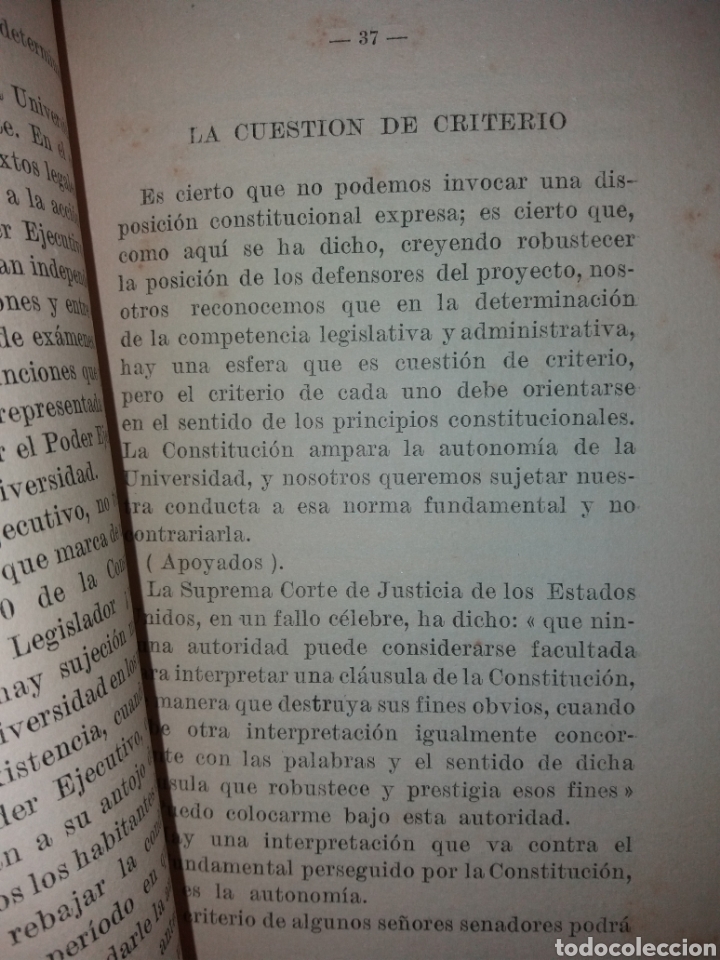 Libros antiguos: Discurso Juan A Ramirez 1928 Proyecto De Examenes Uruguay - Foto 10