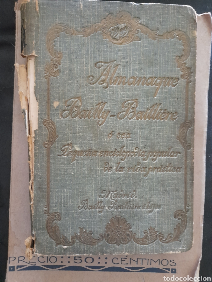 Libros antiguos: Almanaque Bailly Bailliere 1909 - Foto 1