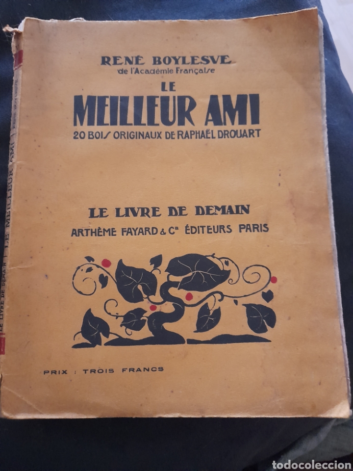 Libros antiguos: Le meilleur ami. Ren&eacute; Boylesve - Foto 1