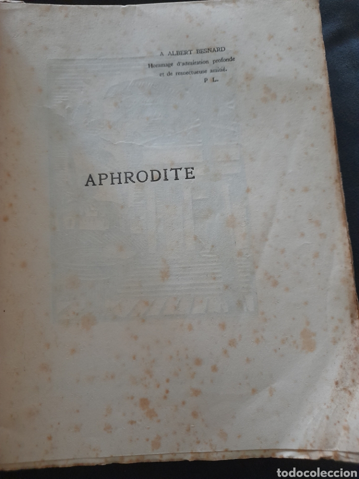 Libros antiguos: Aphrodite . Pierre Louys - Foto 2