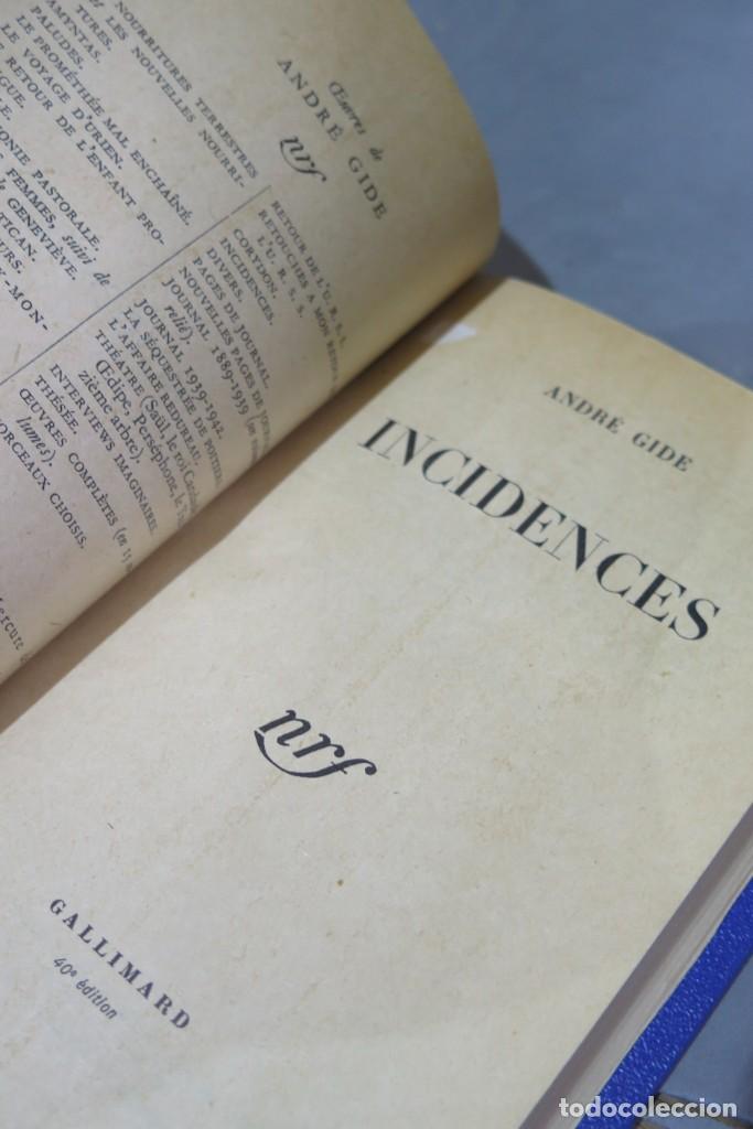 Libros antiguos: 1924.- Incidences. GIDE - Foto 4