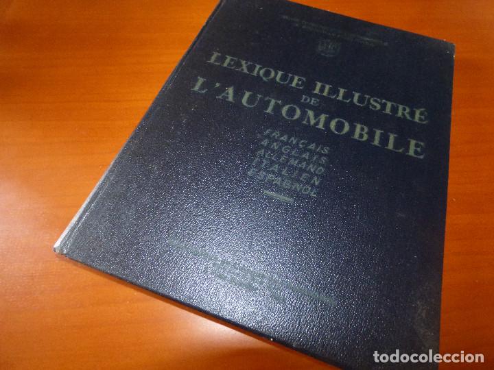 Libros antiguos: Lexique illustr&eacute; de lautomobile - Foto 1