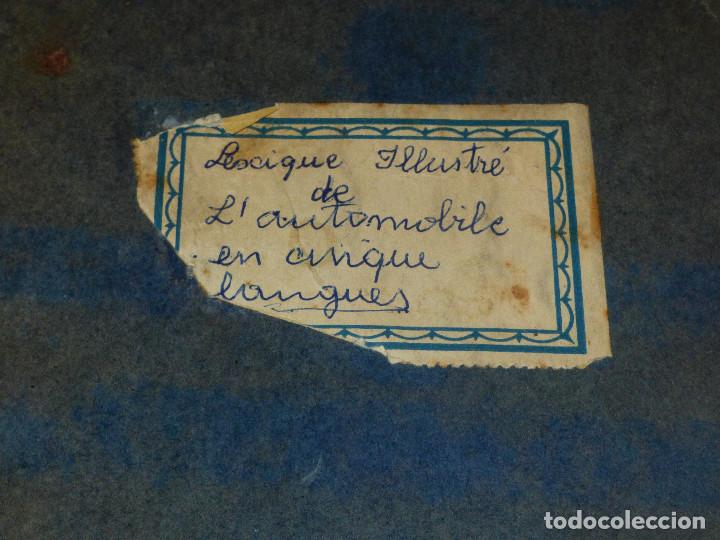 Libros antiguos: Lexique illustr&eacute; de lautomobile - Foto 12