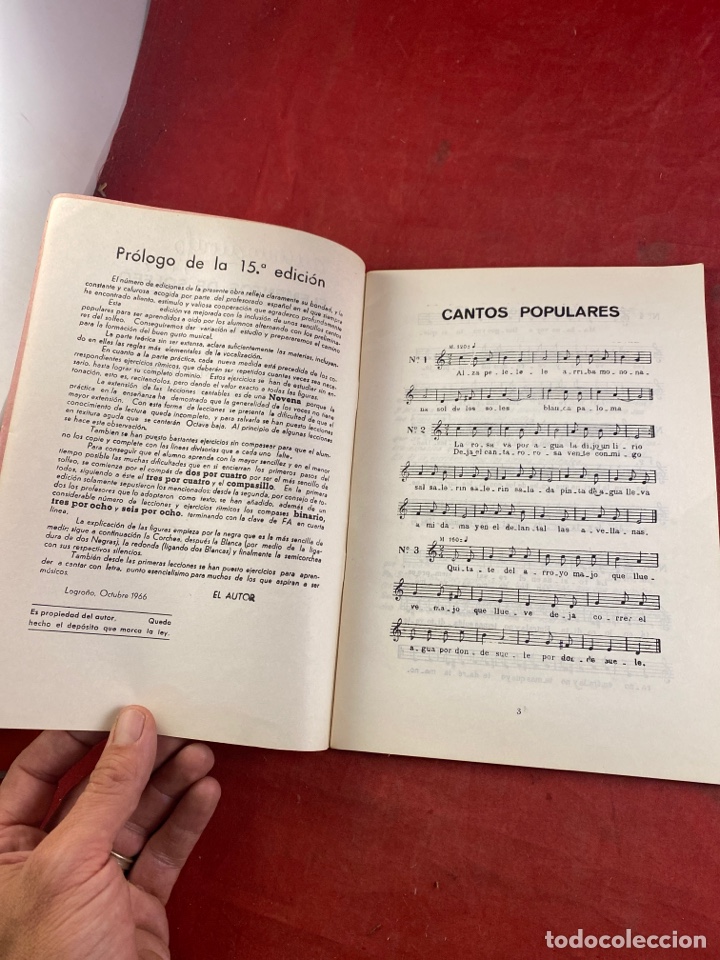 Libros antiguos: ELEMENTOS DE SOLFEO FERMIN IRIGARAY - Foto 3
