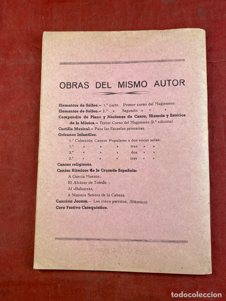 Libros antiguos: ELEMENTOS DE SOLFEO FERMIN IRIGARAY - Foto 5