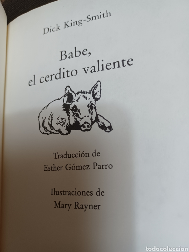 Libros antiguos: Barybook C67. . Babe el cerdito valiente Dick King Smith - Foto 3