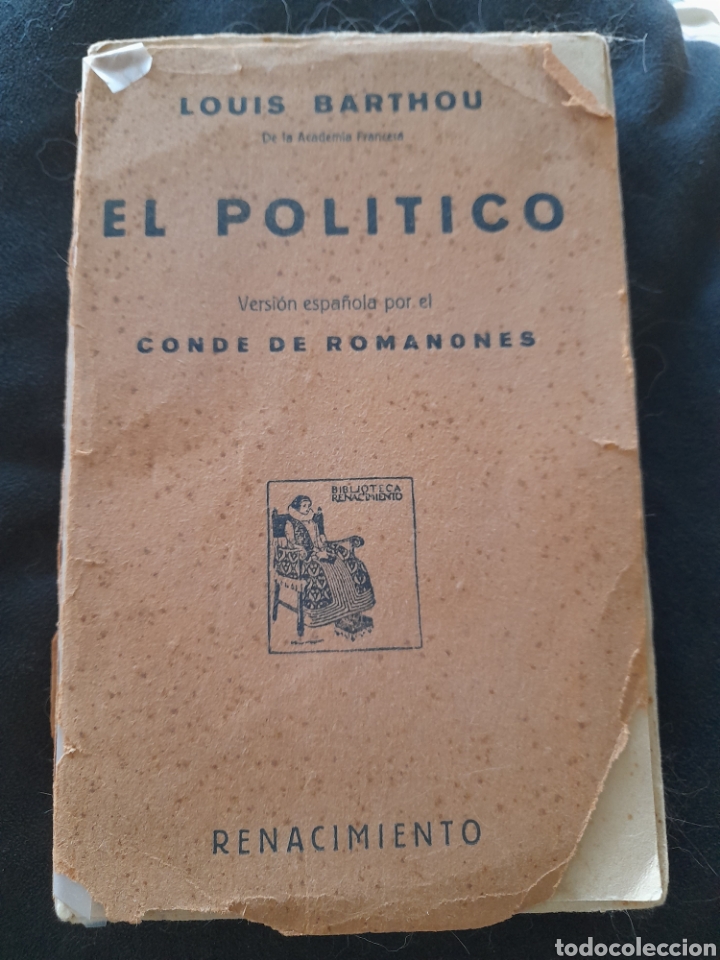 Libros antiguos: El pol&iacute;tico. Louis Barthou - Foto 1