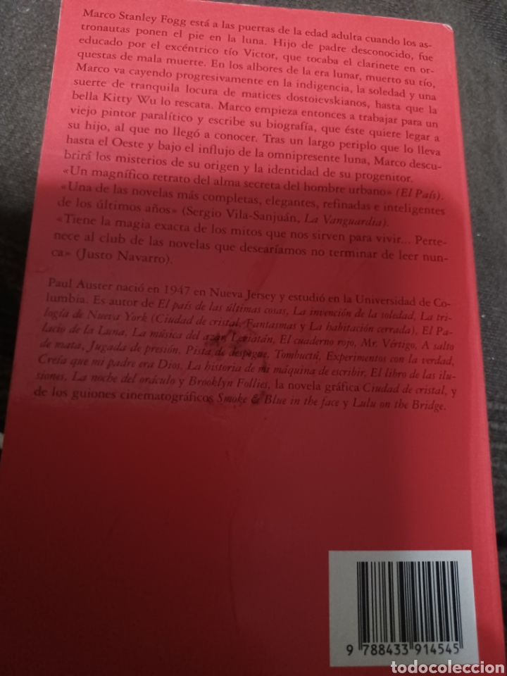 Libros antiguos: Barybook 103. . El Palacio de la luna Paul Auster compact Anagrama - Foto 2