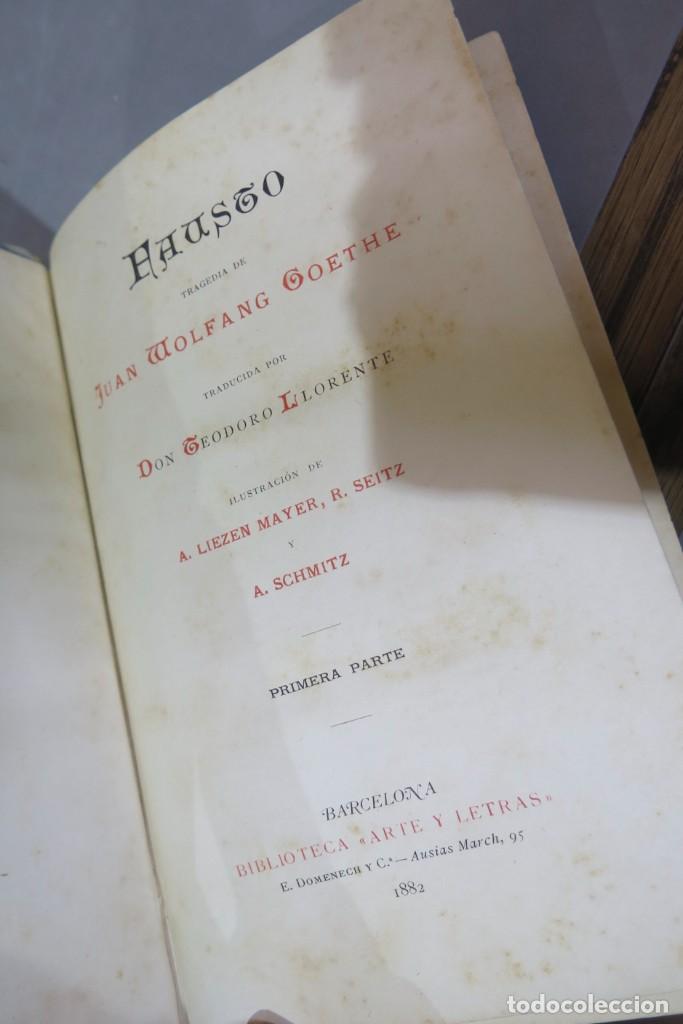 Libros antiguos: 1882.- FAUSTO. GOETHE. PRIMERA PARTE - Foto 2