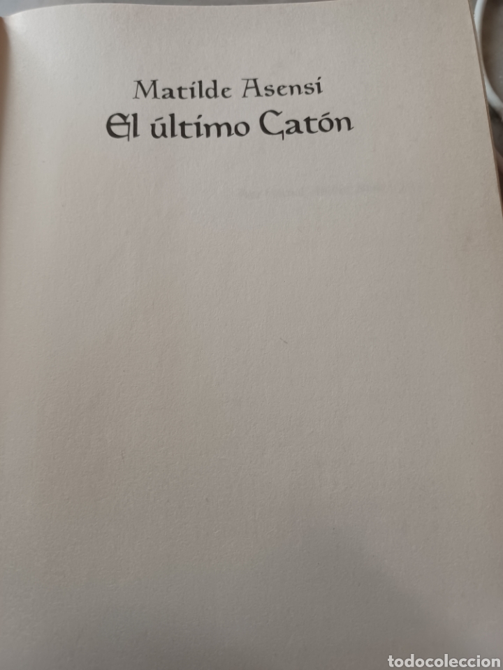 Libros antiguos: Barybook C67. . El &uacute;ltimo Cat&oacute;n Matilde asensis C&iacute;rculo de Lectores - Foto 3
