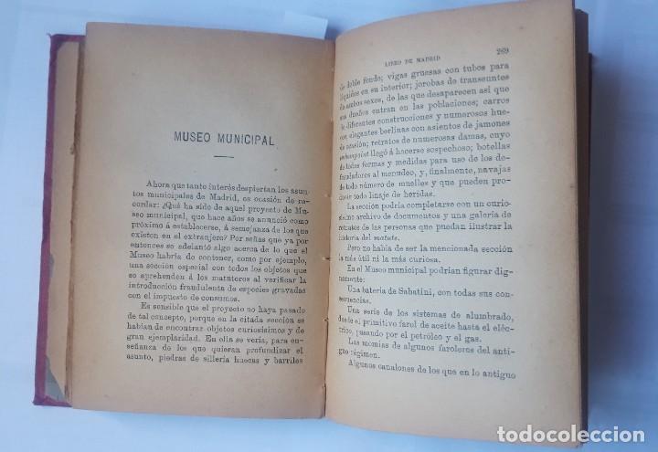 Libros antiguos: LIBRO DE MADRID Y ADVERTENCIA DE FORASTEROS 1892 - Foto 5