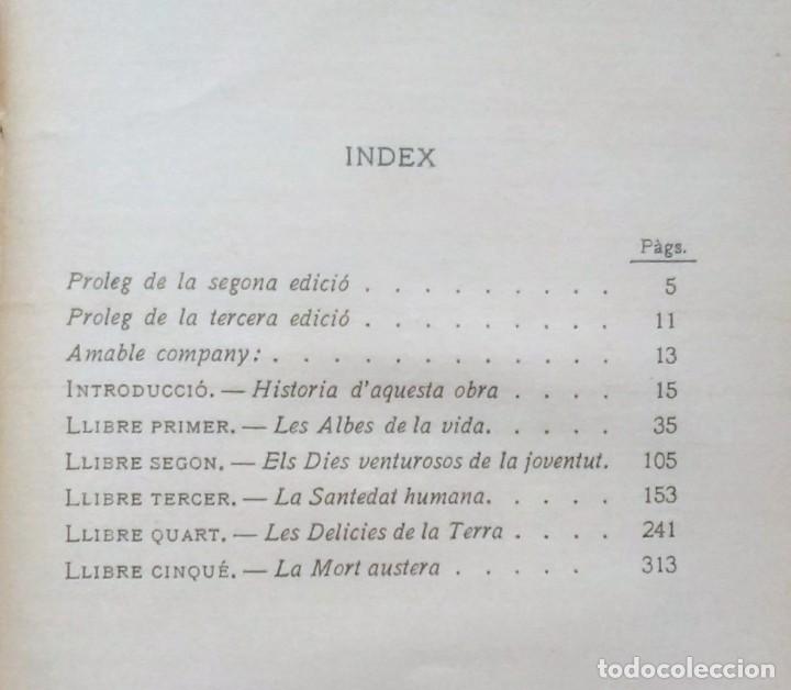 Libros antiguos: LA VIDA AUSTERA - PERE COROMINAS - 1911 - Foto 3