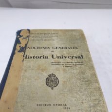 Libros antiguos: HISTORIA UNIVERSAL, MINISTERIO DE INSTRUCCIÓN PÚBLICA Y BELLAS ARTES, 1929. Lote 354236588