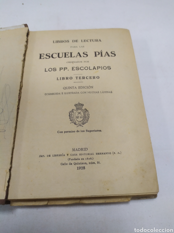 Libros antiguos: Libros de lectura, escolapios, 1928 - Foto 3