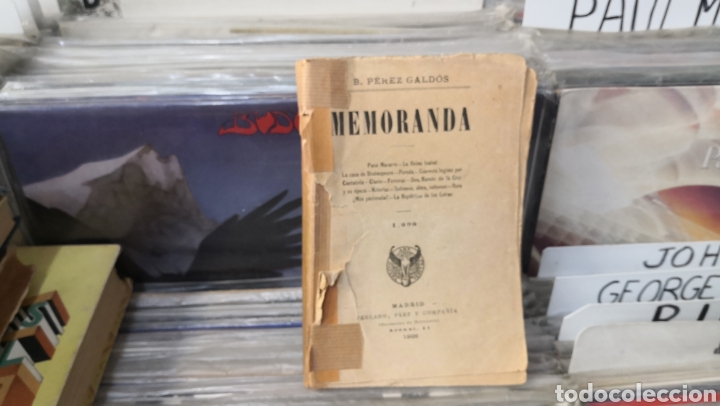 Libros antiguos: Memoranda, Benito P&eacute;rez Gald&oacute;s, 1906 - Foto 1