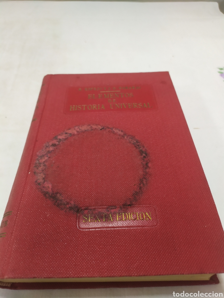 Libros antiguos: Elementos de historia universal, Imprenta Claras&oacute;, 1935 - Foto 1